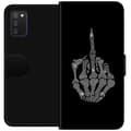 Kompatibel Tegnebogsetui til Samsung Galaxy A03s Fuck dig Bling