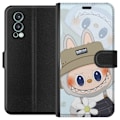 Miniatyrbillede 1 af 3: OnePlus Nord 2 5G Tegnebogsetui Labubu med hat - Pop Mart figur Mr. Butcher i retro-stil med karakter