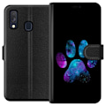 Miniatyrbillede 1 af 3: Samsung Galaxy A40 Tegnebogsetui Galakse Klø