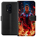 Miniatyrbillede 1 af 3: OnePlus 8 Pro Tegnebogsetui Ronaldo Inferno - fodboldhelt i flammer