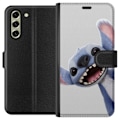 Pikkukuva 1 / 3: Samsung Galaxy S21 FE 5G Lompakkokotelo Stitch liikkeessä - Kawaii-suunnittelu faneille ja lapsille