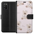 Miniatyrbillede 1 af 3: Samsung Galaxy A02s Tegnebogsetui Teddy Dior Vibes - luksuriøs bamse i modetil