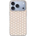 Kompatibelt Mobilskal till Apple iPhone 17 Pro Beige vaniljprickar beige