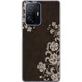 Kompatibelt Mobildeksel til Xiaomi 11T Pro Brune blondeblomster brun