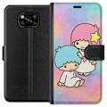 Pikkukuva 1 / 3: Xiaomi Poco X3 NFC Lompakkokotelo Kawaii Sanrio Kiki Lola Little Twin Stars
