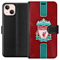 Miniatyrbillede 1 af 3: Apple iPhone 13 Tegnebogsetui Liverpool FC - Klassisk Fodboldstolthed i Rødt