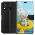 Miniatyrbillede 1 af 3: Samsung Galaxy A40 Tegnebogsetui Labubu Stripe Attack - Stribe