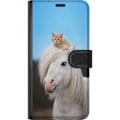 Miniatyrbilde 3 av 3: Samsung Galaxy A20e Lommeboketui Hest & Katt