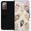 Miniatyrbillede 1 af 3: Samsung Galaxy Note20 Tegnebogsetui Labubu Pop Mart Samling Motiv Figur Samling Design Populært Art Toy Pop Mart Kreativ Grafisk