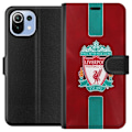 Miniatyrbillede 1 af 3: Xiaomi Mi 11 Lite Tegnebogsetui Liverpool FC - Klassisk Fodboldstolthed i Rødt