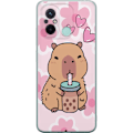 Pikkukuva 1 / 3: Xiaomi Redmi 12C Läpinäkyvä kuori Kawaii Capybara Sydän Anime-tyyli Söpö Suunnittelu Eläinaihe TikTok Suosittu Lahja Tyttö