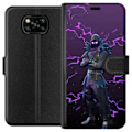Miniatyrbillede 1 af 3: Xiaomi Poco X3 NFC Tegnebogsetui Raven Fortnite Thunder