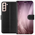 Pikkukuva 1 / 3: Samsung Galaxy S21 Lompakkokotelo Vaaleanpunainen
