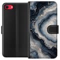 Miniatyrbilde 1 av 3: Kompatibelt Lommeboketui til Apple iPhone 8 Nattagat blå