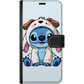 Pikkukuva 3 / 3: Apple iPhone SE (2020) Lompakkokotelo Stitch Koirapuku Lilo & Stitch Disney Hauska Design Sininen Avaruusolento Sarjakuva Hahmo Suosittu Lapsille Suos