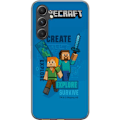 Miniatyrbillede 1 af 3: Samsung Galaxy S24+ Gennemsigtig cover Minecraft Huler