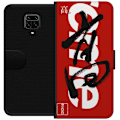 Pikkukuva 1 / 3: Xiaomi Redmi Note 9 Pro Lompakkokotelo Supreme Punainen Graffiti Katupukeutuminen Suunnittelu Muotikuvake Trendikäs Graffiti Kuviointi Suosittu Urbaa