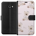 Miniatyrbillede 1 af 3: Samsung Galaxy A3 (2017) Tegnebogsetui Teddy Dior Vibes - luksuriøs bamse i modetil