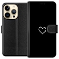 Miniatyrbillede 1 af 3: Apple iPhone 14 Pro Tegnebogsetui Hjerte