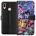 Pikkukuva 1 / 3: Huawei P20 lite Lompakkokotelo Fortnite Hahmot Peliteema Ikonit Peli Suunnittelu Suosittu Taistelurojalainen Lapset Pelihahmojen Teema