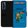 Miniatyrbillede 1 af 3: Huawei P smart 2021 Tegnebogsetui Minecraft Huler