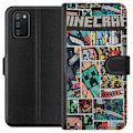 Pikkukuva 1 / 3: Samsung Galaxy A02s Lompakkokotelo Minecraft Taide