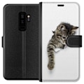 Pikkukuva 1 / 3: Samsung Galaxy S9+ Lompakkokotelo Utelias Kissanpentu
