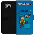 Miniatyrbillede 1 af 3: Samsung Galaxy Alpha Tegnebogsetui Minecraft Huler