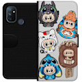 Miniatyrbillede 1 af 3: OnePlus Nord N100 Tegnebogsetui Labubu figur samling - Pop Mart Labubu The Monsters i farverigt design