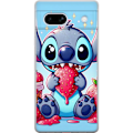 Pikkukuva 1 / 3: Google Pixel 7a Läpinäkyvä kuori Strawberry Stitch