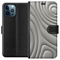 Miniatyrbillede 1 af 3: Apple iPhone 12 Pro Tegnebogsetui Sølvbølger