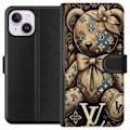 Miniatyrbillede 1 af 3: Apple iPhone 15 Plus Tegnebogsetui Teddy Vuitton