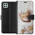 Miniatyrbillede 1 af 3: Samsung Galaxy A22 5G Tegnebogsetui Kat