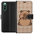Pikkukuva 1 / 3: Sony Xperia 10 IV Lompakkokotelo Mobilskal kawaii capybara flera figurer japansk stil