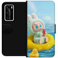 Miniatyrbillede 1 af 3: Huawei P40 Pro Tegnebogsetui Labubu Stripe Attack - Striber møder monstre