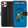Pikkukuva 1 / 3: Apple iPhone 11 Pro Max Lompakkokotelo Minecraft Luolastot