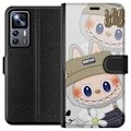 Pikkukuva 1 / 3: Xiaomi 12T Pro Lompakkokotelo Labubu Minimal Mood - Yksinkertainen ja tyylikäs hirviösuunnittelu