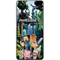 Pikkukuva 1 / 3: OnePlus Nord CE 3 Lite Läpinäkyvä kuori Minecraft-matkapuhelinkotelo metsällä ja pikselityylisillä hahmoilla