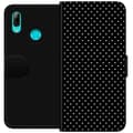Kompatibel Tegnebogsetui til Huawei P smart 2019 Sorte natprikker sort