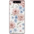 Miniatyrbillede 1 af 3: Samsung Galaxy A80 Gennemsigtig cover Romantiske blomster