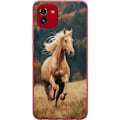 Miniatyrbild 1 av 3: Samsung Galaxy A03 Genomskinligt Skal Springande Häst