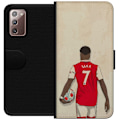 Pikkukuva 1 / 3: Samsung Galaxy Note20 Lompakkokotelo Arsenal FC Jalkapallo Arsenal FC Motiivi Pelaaja Premier League Englanti Suosittu Urheilulaji Jalkapallotähti Lo
