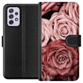 Miniatyrbillede 1 af 3: Samsung Galaxy A52s 5G Tegnebogsetui Roser