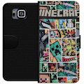 Miniatyrbillede 1 af 3: Samsung Galaxy Alpha Tegnebogsetui Minecraft Kunst
