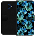 Miniatyrbillede 1 af 3: Samsung Galaxy J6+ Tegnebogsetui Blomster