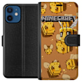 Pikkukuva 1 / 3: Apple iPhone 12  Lompakkokotelo Minecraft Bi