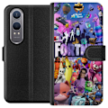 Pikkukuva 1 / 3: OnePlus Nord CE4 Lite Lompakkokotelo Fortnite Hahmot Peliteema Ikonit Peli Suunnittelu Suosittu Taistelurojalainen Lapset Pelihahmojen Teema