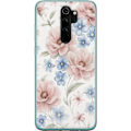 Pikkukuva 1 / 3: Xiaomi Redmi Note 8 Pro  Läpinäkyvä kuori Romanttiset kukat