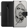 Miniatyrbillede 1 af 3: OnePlus 6T Tegnebogsetui Ski Maske Ros Streetwear Design Grafisk Motiv Spænding Urban Stil Gadekunst Maskerade Symbol