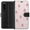 Miniatyrbillede 1 af 3: Sony Xperia 5 III Tegnebogsetui Labubu Neon Pop - Neonfarvet p